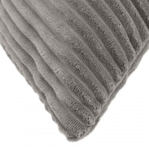 Pudebetræk 6 stk ALMELO lysegrå 40 x 80 cm i cordfløjl