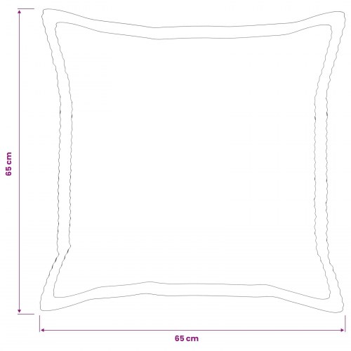 Pudebetræk 2 stk. HOUTEN creme 65 x 65 cm i cordfløjl