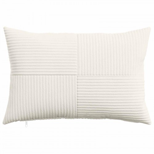 Pudebetræk 2 stk ALMELO cremefarvet 40 x 60 cm i cordfløjl