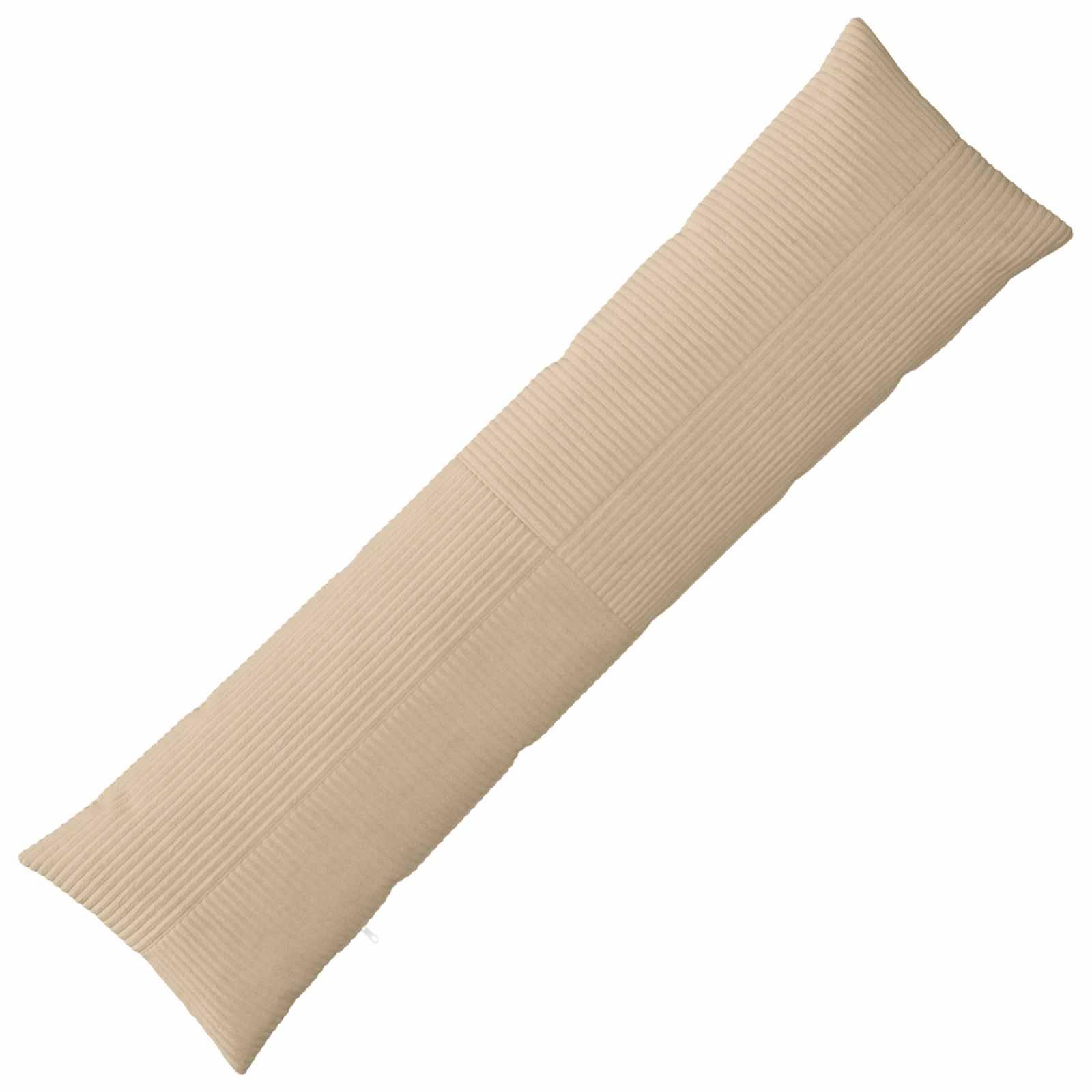 vidaXL Pudebetræk ALMELO Gråbrun 40 x 145 cm cordfløjl