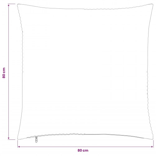 Pudebetræk 2 stk ALMELO mørkeblå 80 x 80 cm i cordfløjl