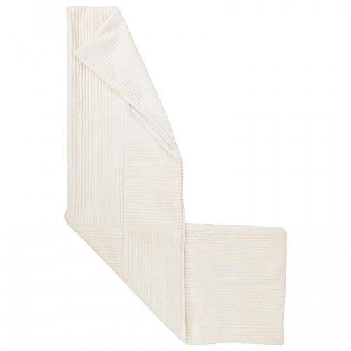 Pudebetræk 2 stk ALMELO cremefarvet 40 x 145 cm i cordfløjl