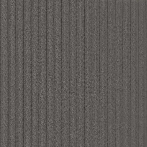 Pudebetræk 6 stk ALMELO mørkegrå 80 x 80 cm i cordfløjl