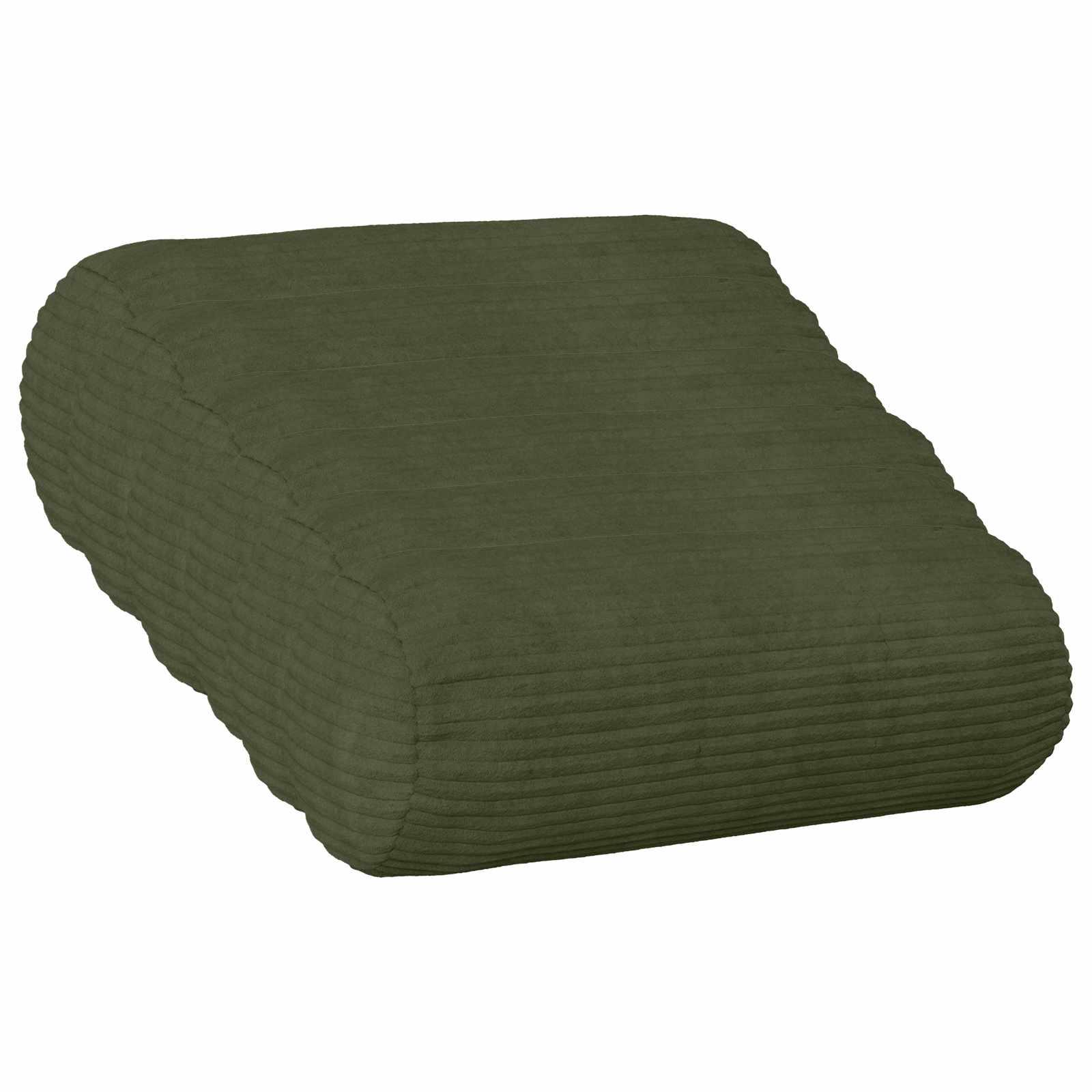 vidaXL Pudebetræk 6 pcs HEERLEN Grøn Ø 15 x 40 cm cordfløjl