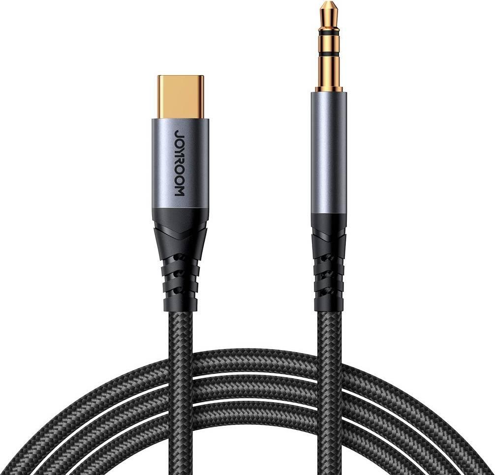 Joyroom SY-A07 USB-C til 3,5 mm minijack lydkabel 1,2 m - sort