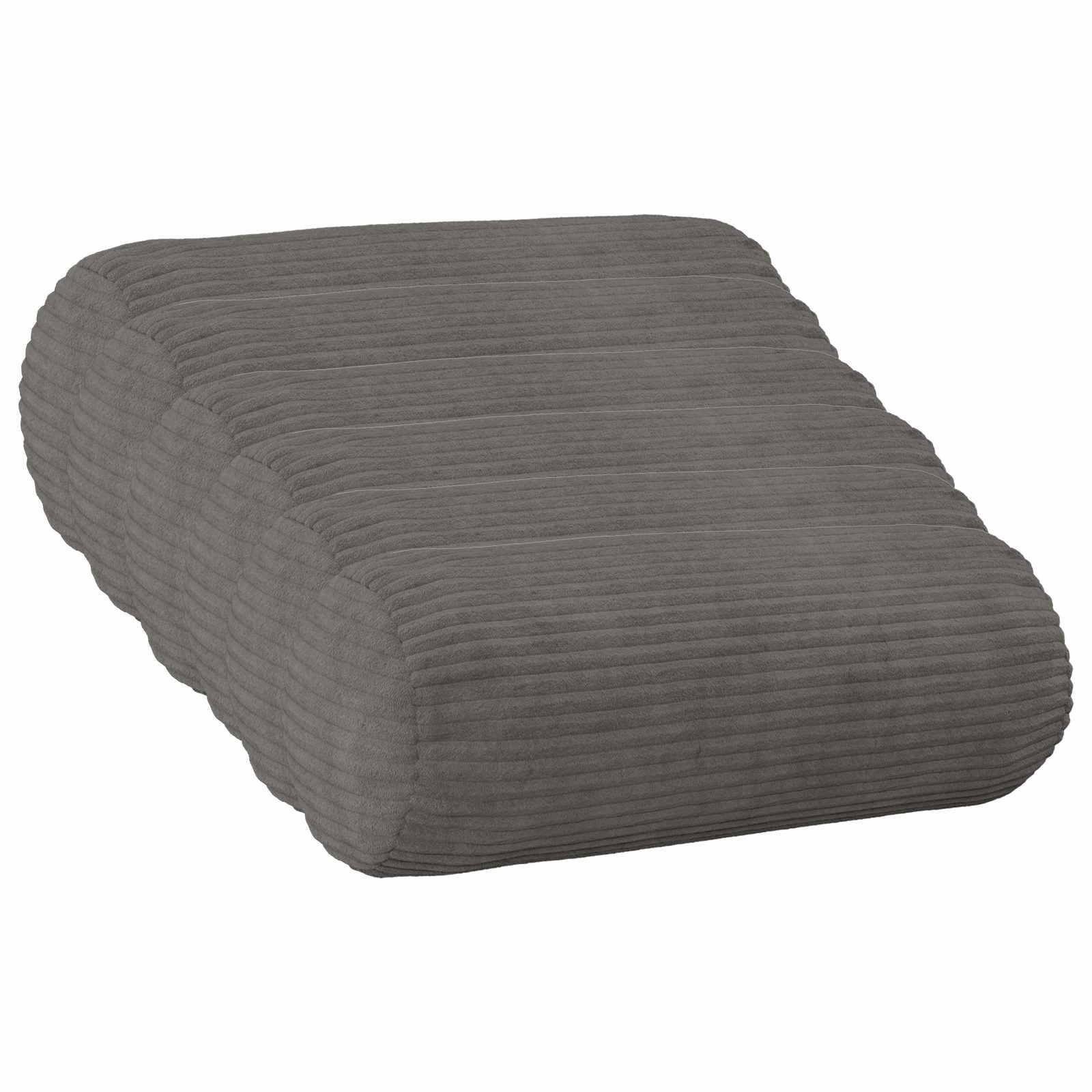vidaXL Pudebetræk 6 pcs HEERLEN Mørkegrå Ø 15 x 40 cm cordfløjl