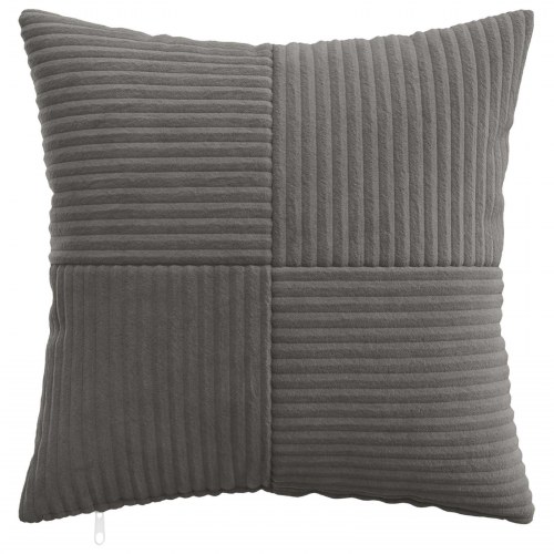 Pudebetræk 2 stk ALMELO mørkegrå 40 x 40 cm i cordfløjl