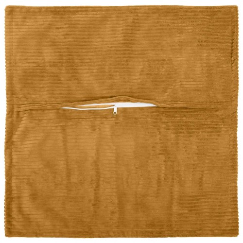 Pudebetræk HOUTEN 6 stk. gul 50 x 50 cm i cordfløjl