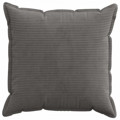 Pudebetræk HOUTEN 2 stk. mørkegrå 60 x 60 cm i cordfløjl