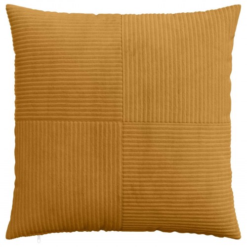 Pudebetræk 2 stk ALMELO gul 60 x 60 cm i cordfløjl