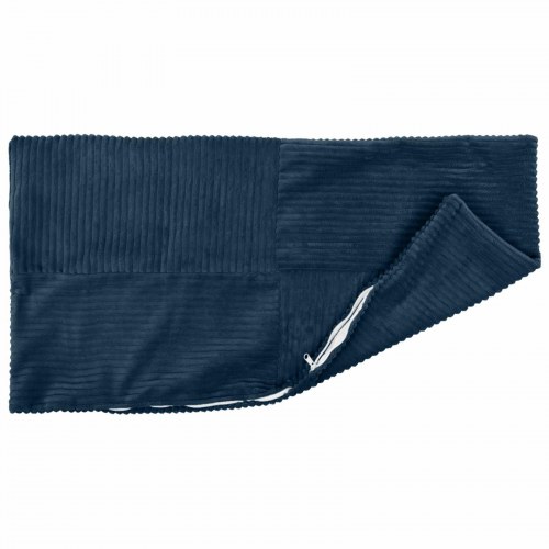 Pudebetræk 6 stk ALMELO mørkeblå 30 x 50 cm i cordfløjl