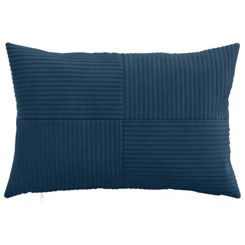 Pudebetræk 2 stk ALMELO mørkeblå 30 x 50 cm i cordfløjl