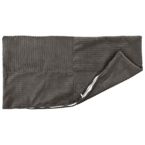 Pudebetræk 6 stk ALMELO mørkegrå 30 x 50 cm i cordfløjl