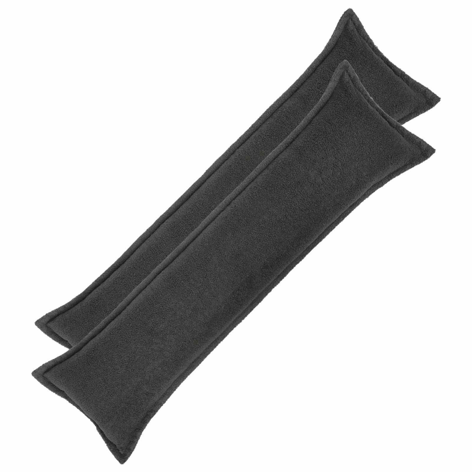 vidaXL Pudebetræk 2 pcs HOUTEN Mørkegrå 40 x 145 cm Bouclé