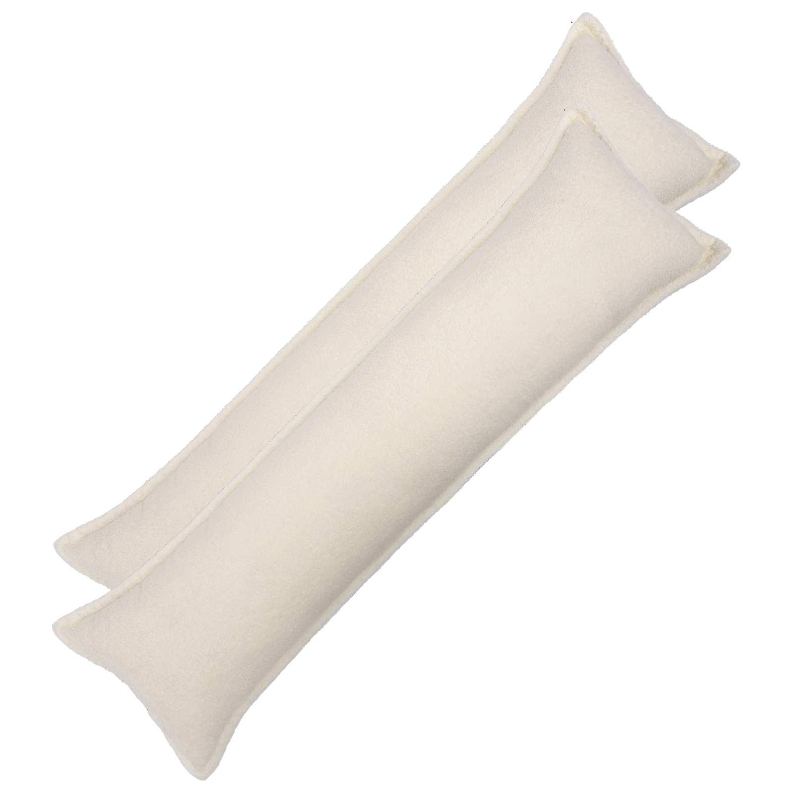 vidaXL Pudebetræk 2 pcs HOUTEN Cremefarvet 40 x 145 cm Bouclé
