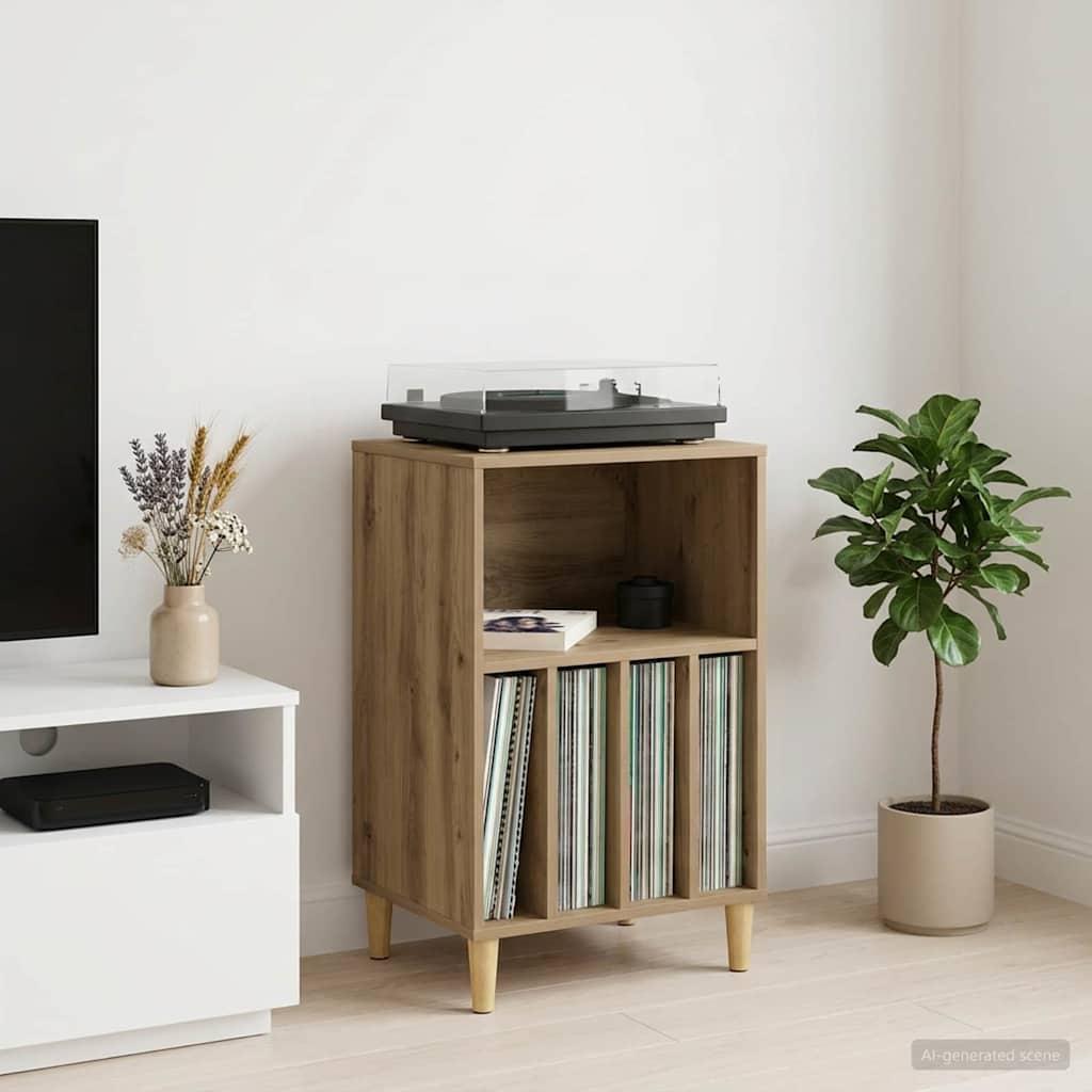 vidaXL Pladespiller Stativ Artisan-eg 47 x 39,5 x 74,5 cm
