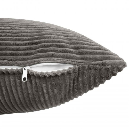 Pudebetræk 6 stk ALMELO mørkegrå 55 x 55 cm i cordfløjl