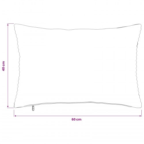 Pudebetræk 2 stk HEERLEN mørkeblå 40 x 60 cm i cordfløjl