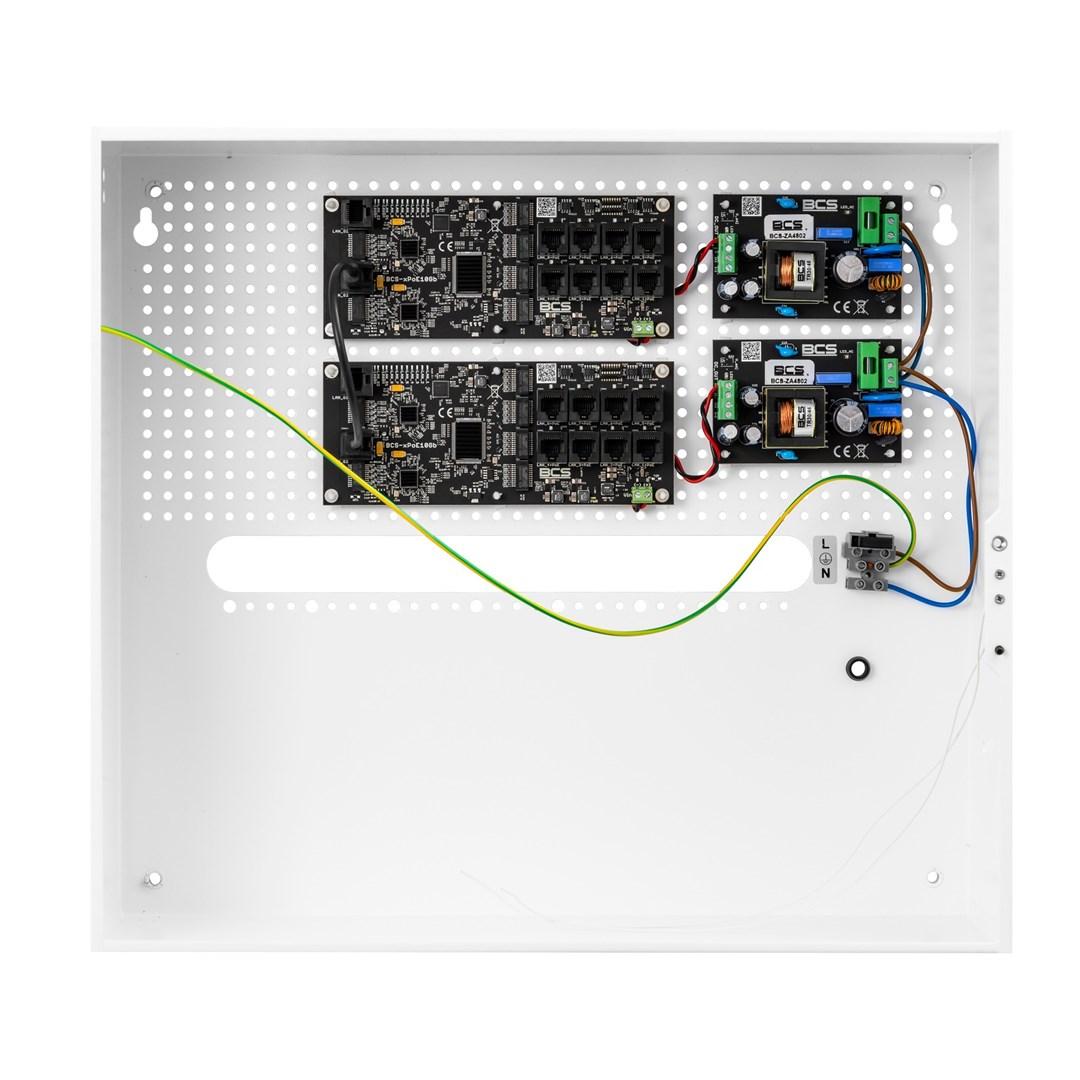 BCS BCS-IP16Gb/E-S strømforsyning i kabinet