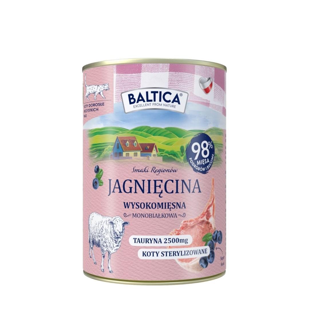 Baltica Smage fra Regionerne Lam Mono vådfoder til kat 400 g