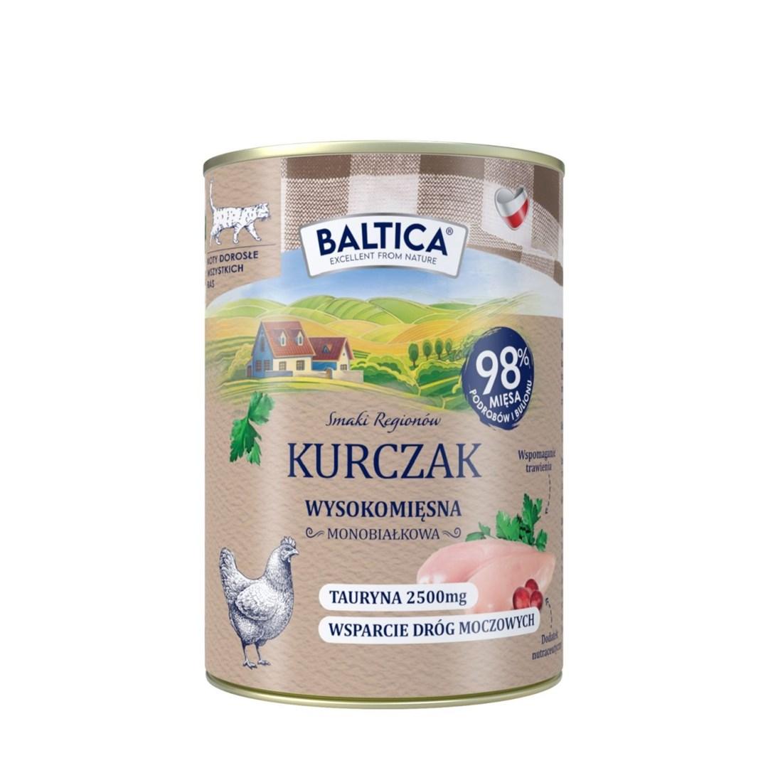 BALTICA Smage fra Regionerne Kylling Mono vådfoder til kat 400 g