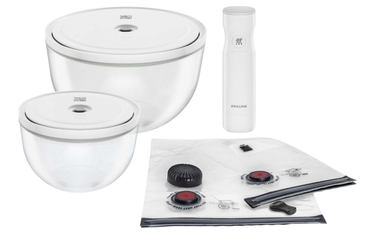 ZWILLING Fresh & Save startsæt med glasskåle 1,75 l og 4 l
