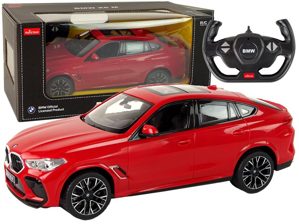 Rastar BMW X6 fjernstyret bil 1:14 med fjernbetjening - rød