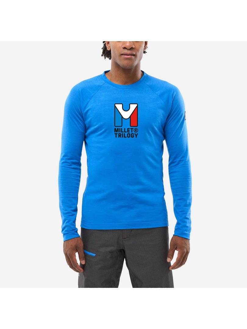 Millet Trilogy Wool langærmet sweatshirt uden hætte - Icon Blue, str. M