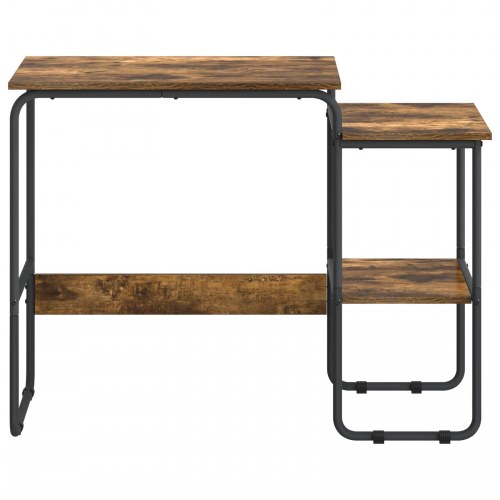 Skrivebord med opbevaring i røget eg 100 x 50 x 75 cm