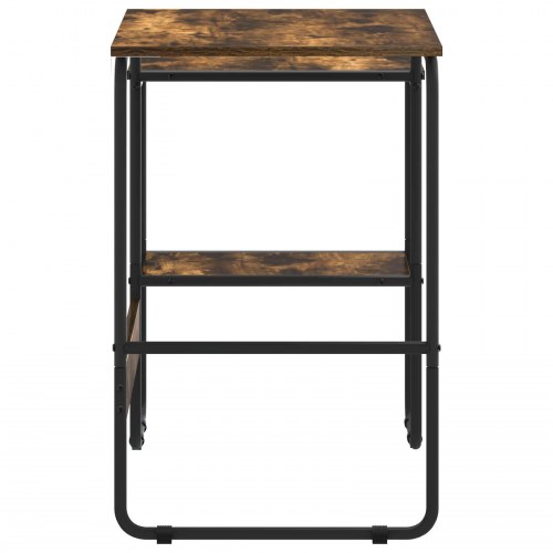 Skrivebord med opbevaring i røget eg 100 x 50 x 75 cm