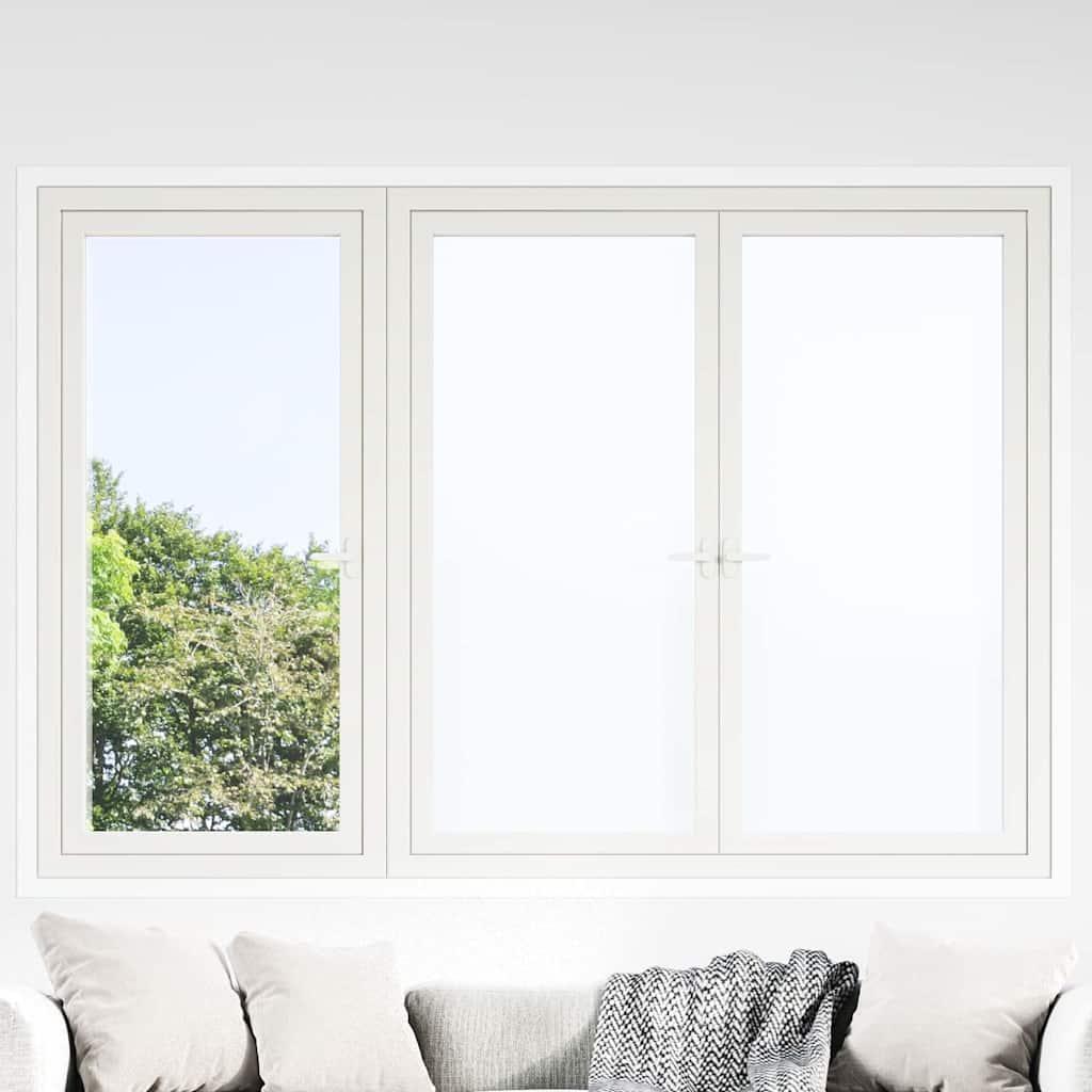 vidaXL Statisk Vinduesfilm Frostet hvid 45 x 1000 cm PVC