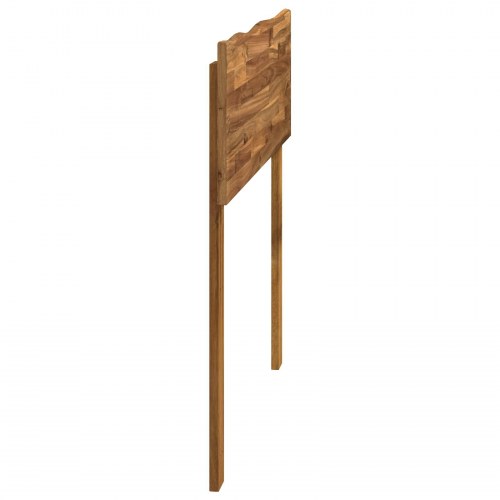 Sengegavl med naturkant ROSTOCK naturfarvet 80 cm