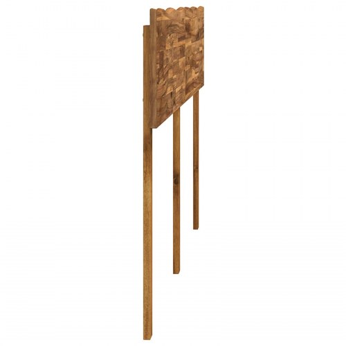 Sengegavl med naturkant ROSTOCK naturfarvet 140 cm