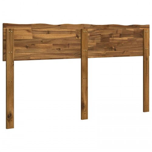 Sengegavl med naturkant ROSTOCK naturfarvet 140 cm