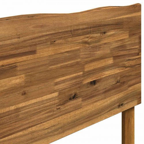 Sengegavl med naturkant ROSTOCK naturfarvet 140 cm