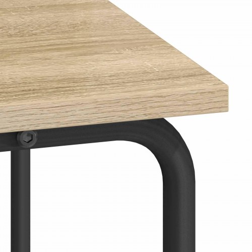 Skrivebord med opbevaring Sonoma-eg 80 x 50 x 91 cm
