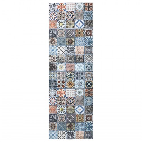 Løber tæppe ORIZ blå 50 x 350 cm i 100 % polyester