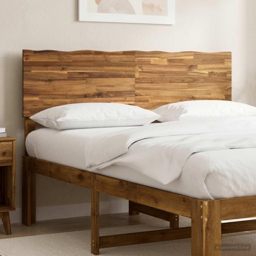 Sengegavl med naturkant ROSTOCK naturfarvet 140 cm