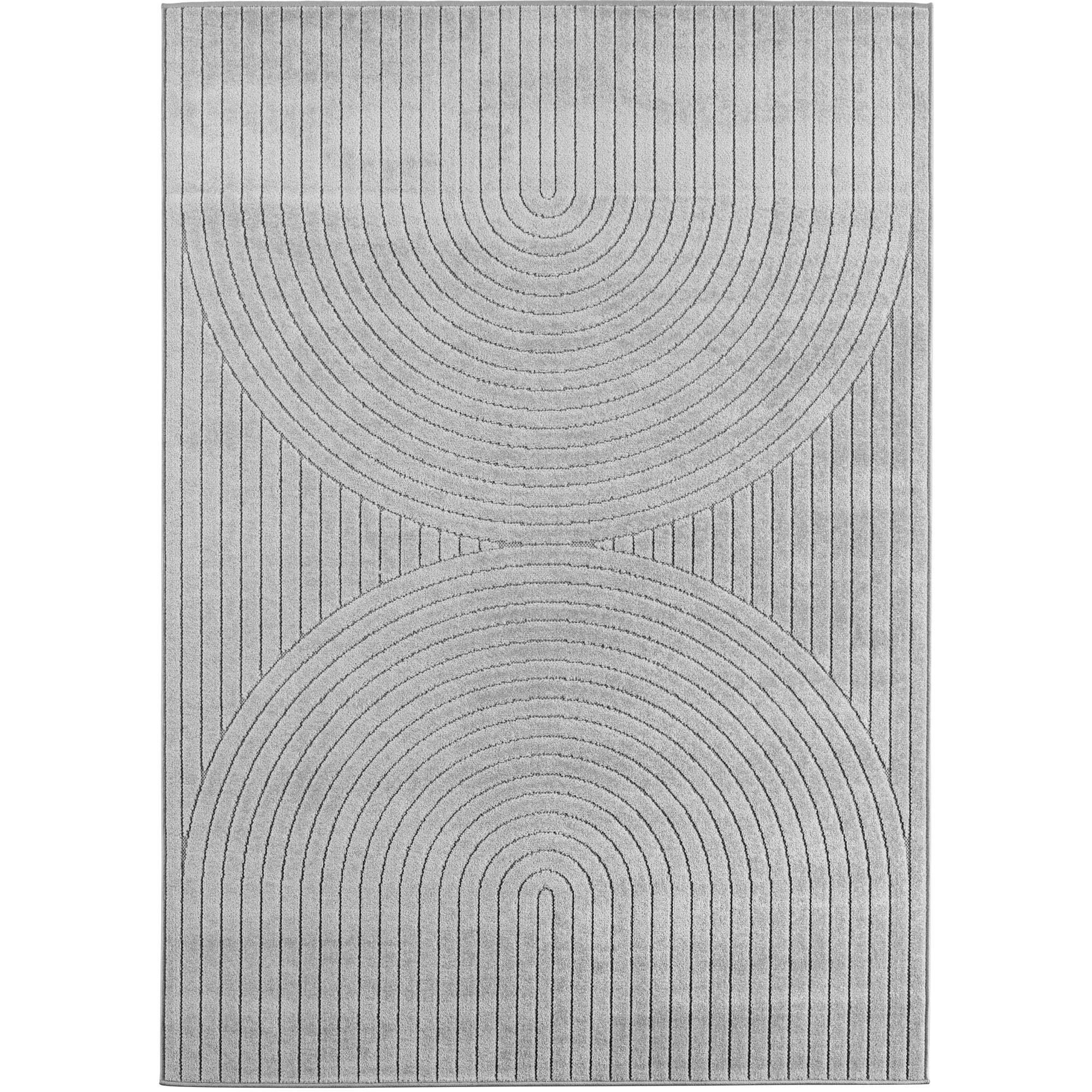 NOVA sølv løber tæppe til inde og ude 80 x 250 cm - 80 x 150 cm