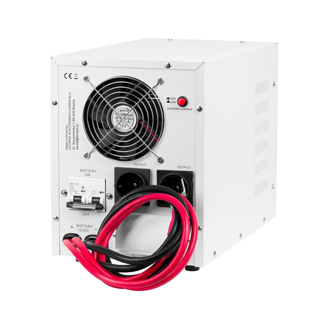 KEMOT PROsinus-2200 nødstrømforsyning med ren sinusbølge 12 V/230 V 2200 VA/1600 W