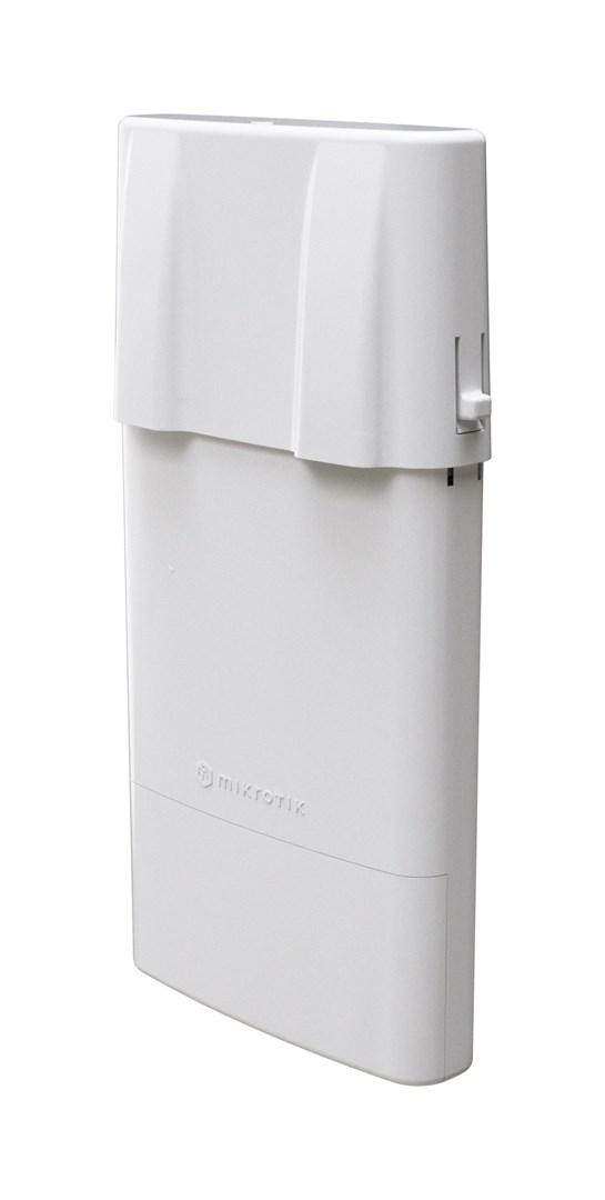 MikroTik NetBox 5 ax hvidt access point med Power over Ethernet
