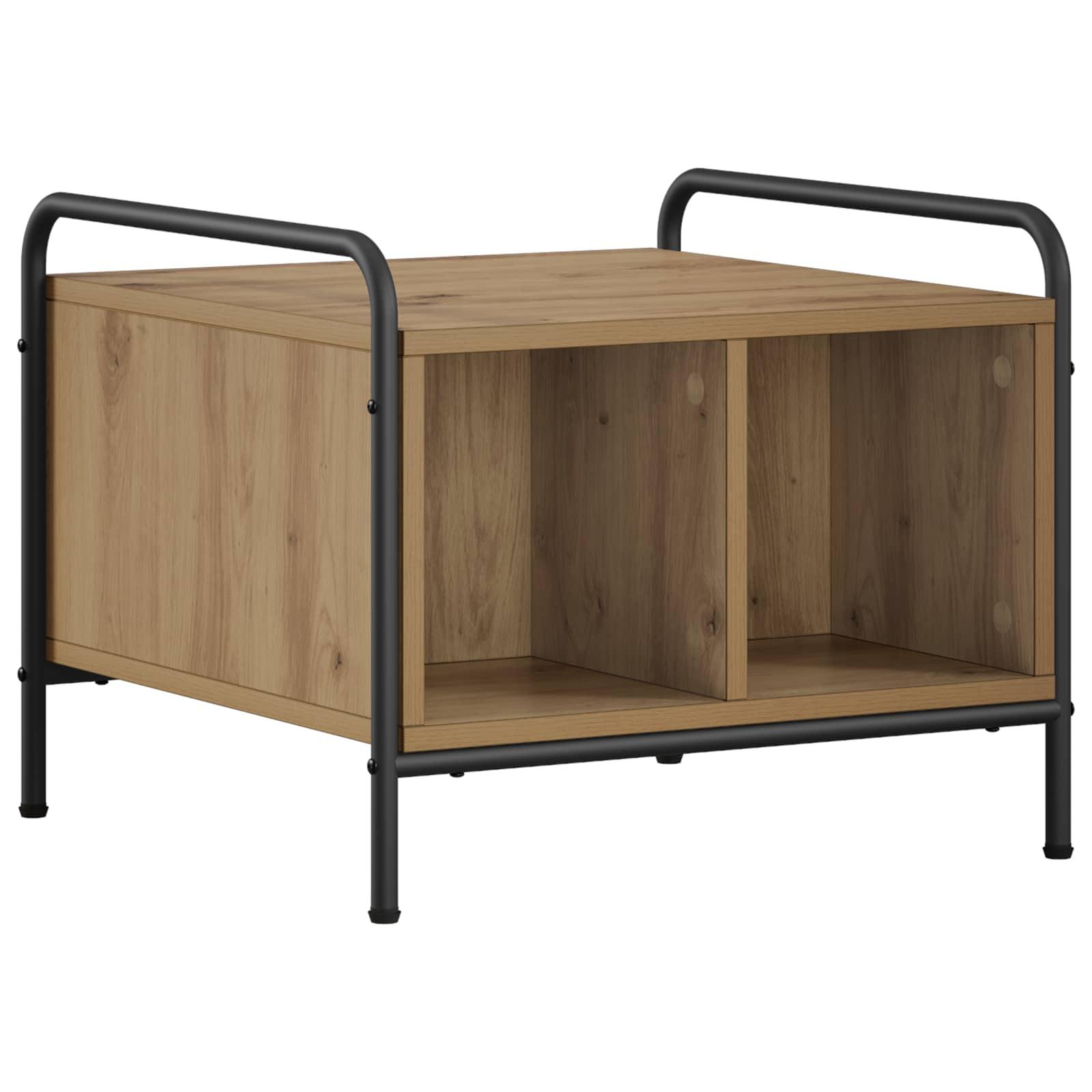 vidaXL Sofabord Artisan-eg 50 x 49 x 41 cm Konstrueret træ