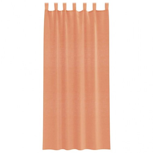 Voilegardiner med løkker 2 stk. 140 x 225 cm - terracotta