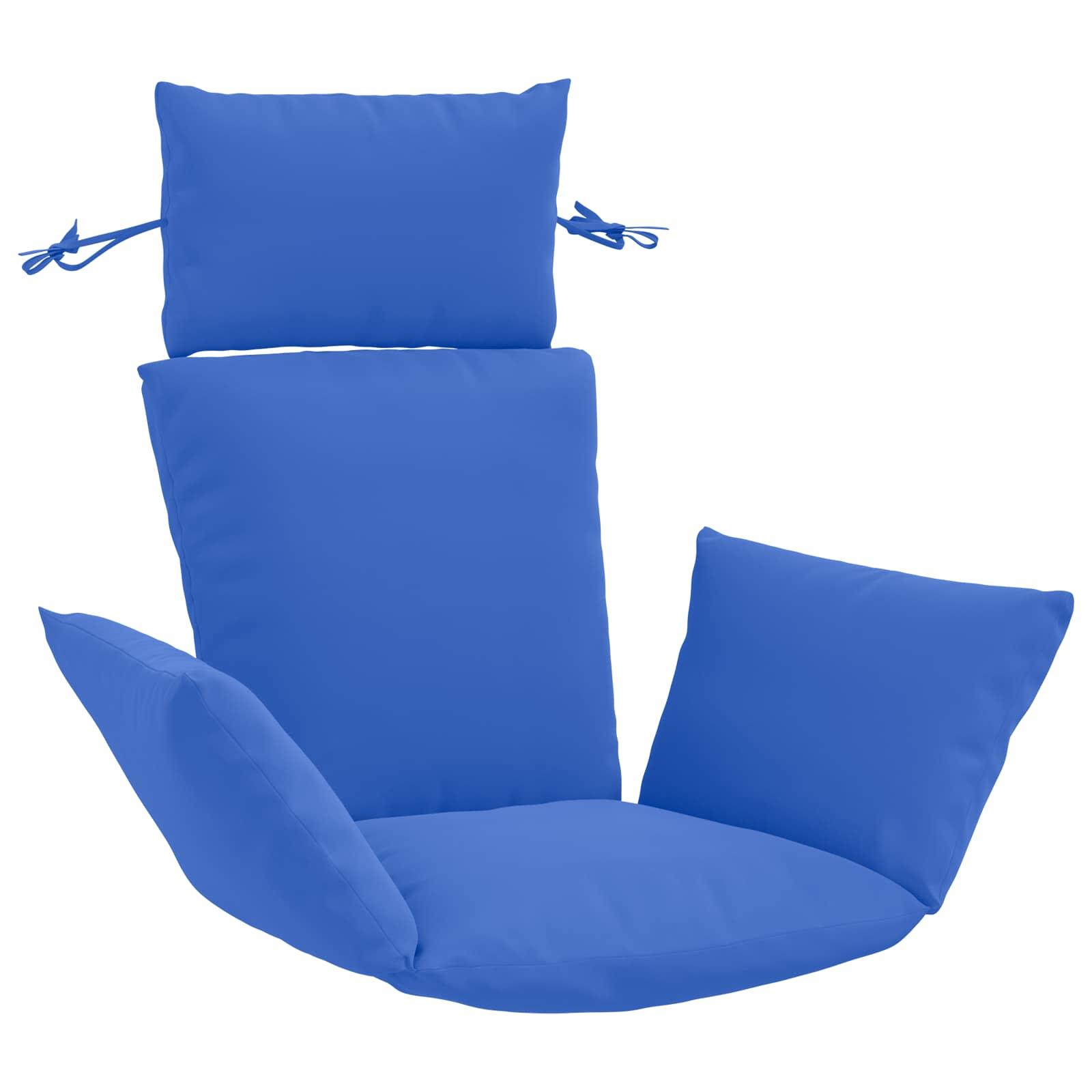 Adirondack pude PUTTEN 60 x 145 x 10 cm i 100% polyester - kongelig blå