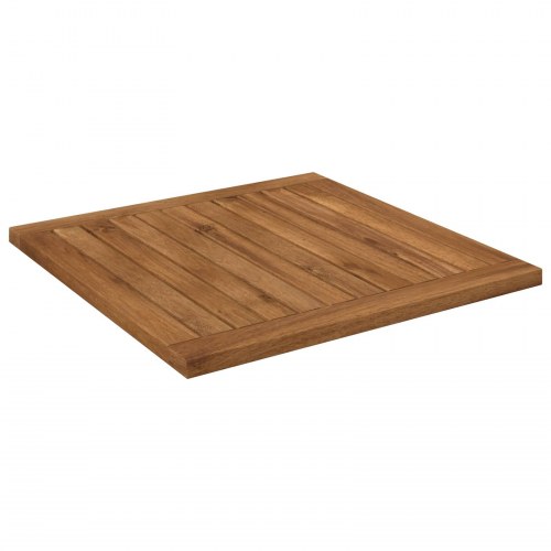Bordplade i massivt akacietræ 48,5 x 49 x 2 cm rektangulær