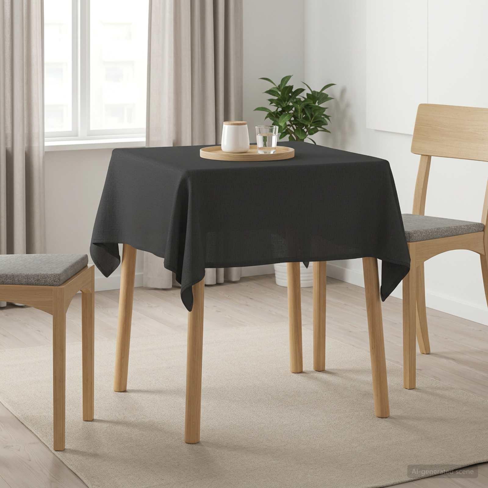 Bordklæde 5 stk. mørkegrå 140 x 140 cm