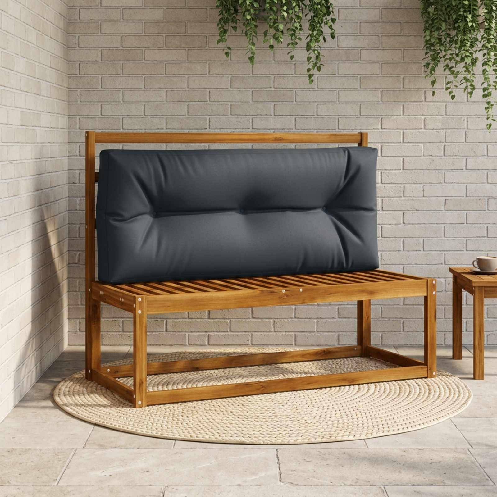 Palle rygpude VIANEN mørk blå 120 x 40 x 12 cm