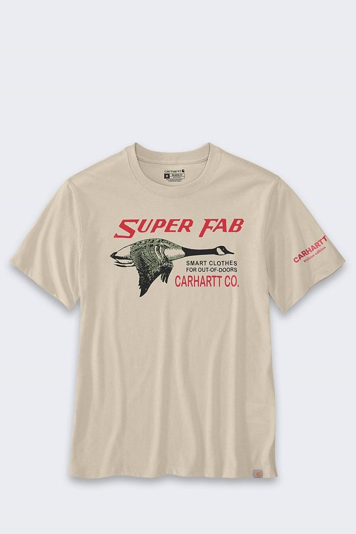 Carhartt Lightweight Graphic Fab T-shirt - Oat Milk