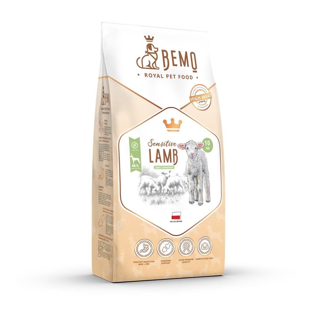 BEMO Sensitive Lamb Medium/Large monoprotein tørfoder til hund 10 kg