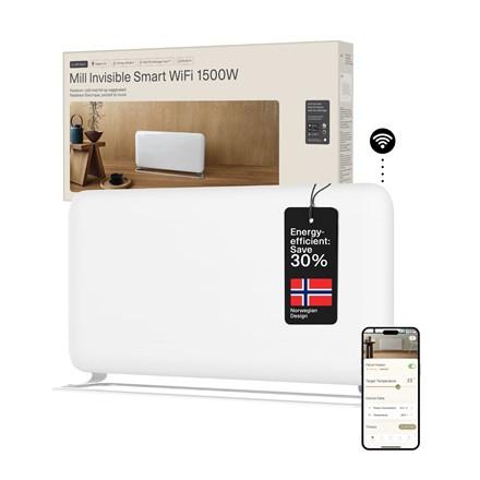 Mill WiFi panelovn 1500 W til 18-22 m², hvid